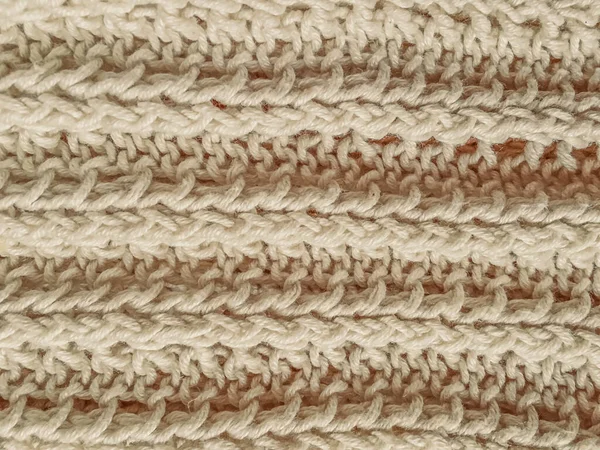 Ornamento Malha Abstrato Cashmere Fibra Escandinava Vintage Closeup Thread Pano — Fotografia de Stock