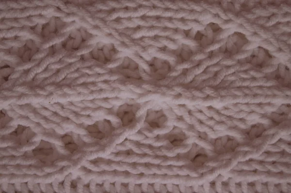 추상적 직물이다 배경을 가지고 구조적으로는 Knitted Texture 부드러운 착암기 스칸디나비아 — 스톡 사진