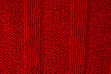Örgü yün. Eski Dokuma Tasarımı. Yakın plan Jacquard Noel Arkaplanı. Soyut Yün Dokuma. Kırmızı iplik. Nordic Holiday Ekoseli. Yumuşak Battaniye Giysisi. Ayrıntılı Örgü Kumaşı.