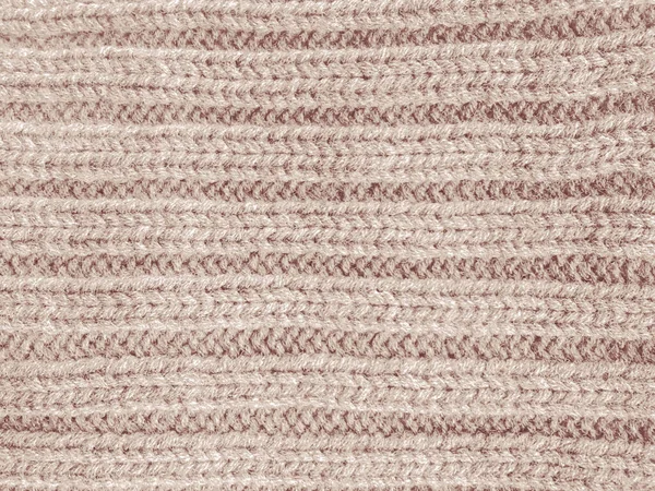 米色面料针织面料 假日羊毛汗衫 手工制作的详细背景 杰卡德编织 斯堪的纳维亚纤维材料 古色古香的宏观线程 摘要针织物纱 机织织物 — 图库照片