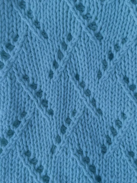 Wool Knit Closeup Nordic Detail Garment Abstract Soft Thread Organic — Stock Photo, Image