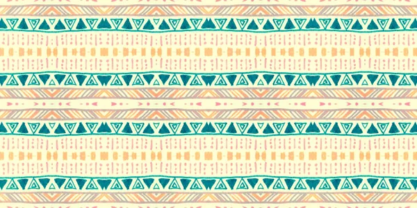 マヤのシームレスなパターン インドの装飾品 幾何学的な部族図 伝統的なアメリカのアフリカのテクスチャ ペルーのテキスタイルデザイン 手描きのアステックプリント マヤのシームレスな背景 — ストック写真
