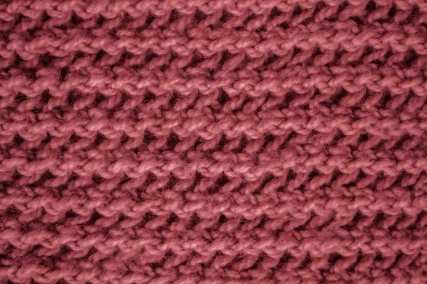 Knitted Fabric 유기적 메이드 홀리데이 그라운드 매크로 Knitted 트레드 북유럽의 — 스톡 사진