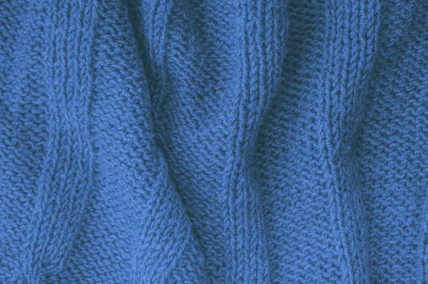Detail Strickpullover Organisch Gewebter Pullover Handgemachter Winter Hintergrund Strukturierter Strickpullover — Stockfoto