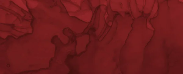 要旨血の背景 赤いインクの壁紙 ホラー スパッター ブラック マリンデザインの水彩画 血の背景 液体インクバナー ホラー スプラッター — ストック写真