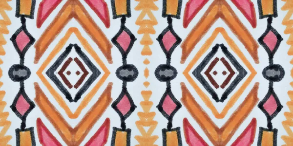 Patrón Peruano Sin Costuras Adorno Étnico Vintage México Diseño Textil — Foto de Stock