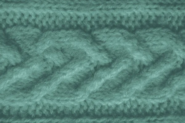 プルオーバーの質感 概要ウールの背景 ジャカード暖かいセーターを閉じます 繊維ニットのテクスチャ 詳細スレッド 北欧の休日スカーフ マクロ再生刺繍 プルオーバーテクスチャ — ストック写真