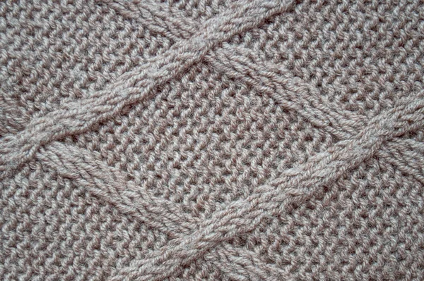 Knitted Texture Organic Woven Textile Knitwear Xmas Background Detail Knitting — Stock Photo, Image