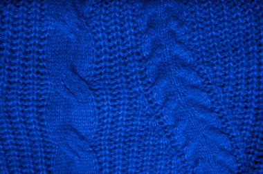 Pamuk örgülü doku. Vintage Wool Tekstil. Jacquard Tatil Modeli. Örgü dokusu. Yünlü iplik. İskandinav Xmas İpliği. Parmak izi kaşmirine dokun. Yumuşak Örülmüş Arkaplan.