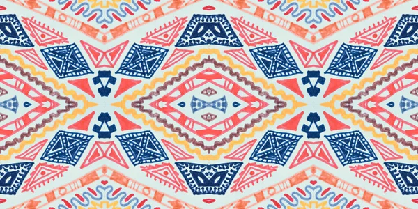 Племінна Стрічка Грандж Вінтажний Африканський Дизайн Тканини Мексиканський Американський Орнамент — стокове фото