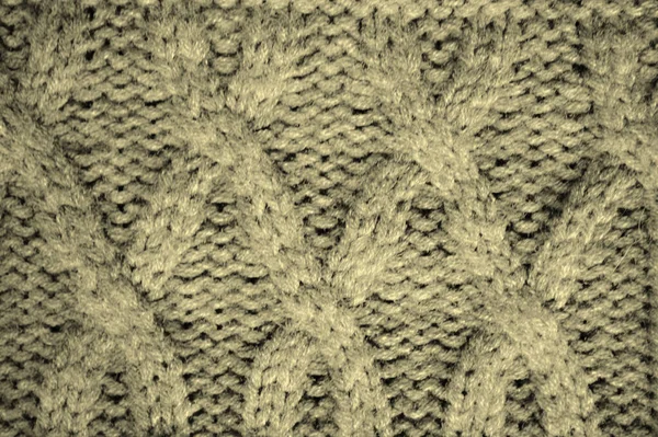 Tekstura Dzianiny Tkanina Wełny Organicznej Dzianina Winter Texture Tło Drutach — Zdjęcie stockowe