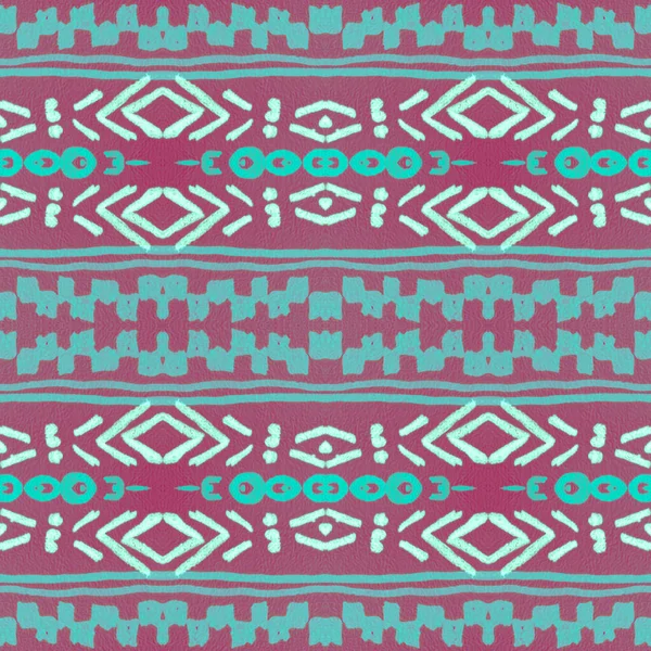 Navajo Nahtloses Muster Handgezeichnetes Maya Ornament Abstrakter Ethnischer Druck Grunge — Stockfoto
