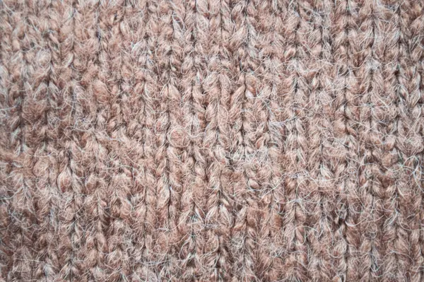 Gebreide Textuur Biologisch Geweven Textiel Jacquard Warme Achtergrond Close Breiwerk — Stockfoto