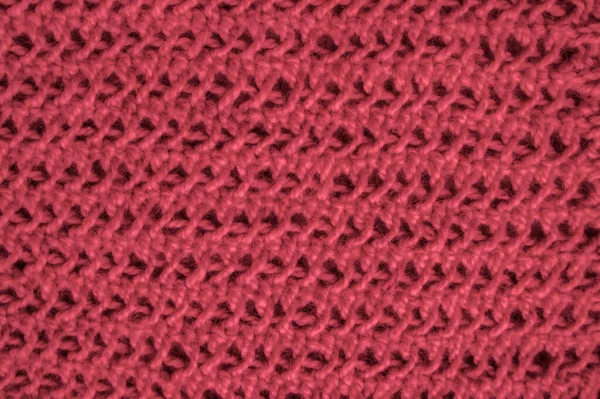 Tecido Malha Padrão Tecido Orgânico Closeup Handmade Fundo Férias Weave — Fotografia de Stock