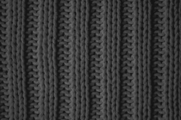 Nahaufnahme Strickdruck Organisches Webdesign Baumwolle Handmade Xmas Hintergrund Gestrickter Druck — Stockfoto