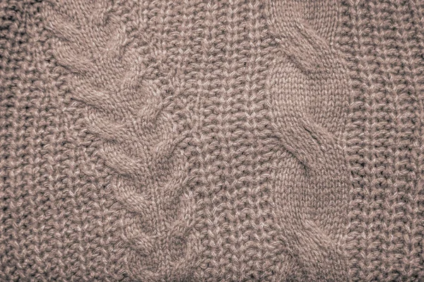 Texture Tricotée Textile Tissé Abstrait Maille Fond Noël Texture Douce — Photo