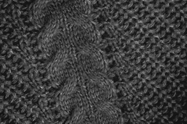 Knitted Print 약자이다 빈티지 스웨터 Knitwear Xmas Background 약자이다 파이버 — 스톡 사진