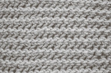 Knitted Texture. Organic Woven Texture. Jacquard Winter Background. Fiber Knitting Texture. Closeup Thread. Scandinavian Warm Decor. Weave Blanket Garment. Soft Knitting Texture.