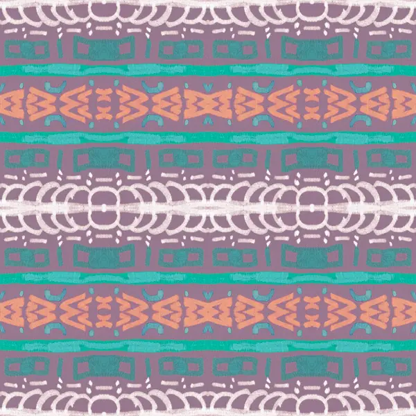 Maya Bezproblemowy Wzór Abstrakcyjna Ozdoba Navajo Sztuka Aztecka Tradycyjna Afrykańska — Zdjęcie stockowe