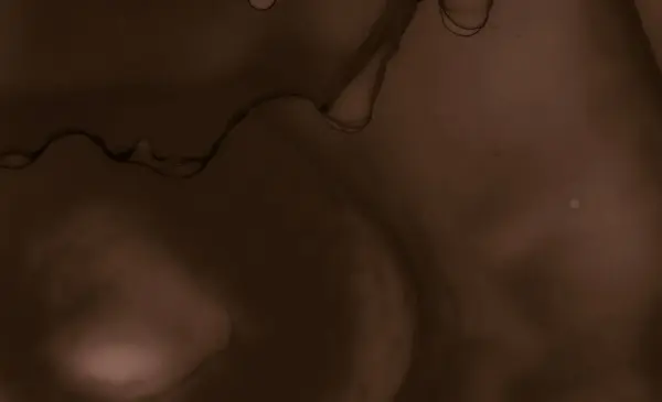 チョコレートテクスチャをペイントします ブラウンコーヒーの壁紙 ブラッククッキーパターン ウォーターカラーの波デザイン 液体チョコレートテクスチャ ブラウン クリーミーの背景 ブラックデザートの表面 抽象チョコレートテクスチャ — ストック写真