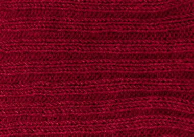 Fiber Soyut Yün. Organik Dokuma Tekstili. Keten örgü Xmas arka planı. Pamuk Örgü Yün. Kırmızı Dokuma İpliği. Kuzey Kış Dekorasyonu. Yapı kanvası nakış. Örgü Kumaş.