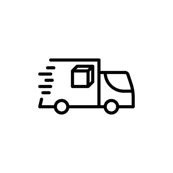 Icône Camion Livraison Camion Livraison Icône Vecteur Camion Livraison Symbole — Image vectorielle