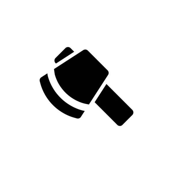 Axe Icon Vector Simbolo Piatto Semplice Pittogramma Illustrativo — Vettoriale Stock
