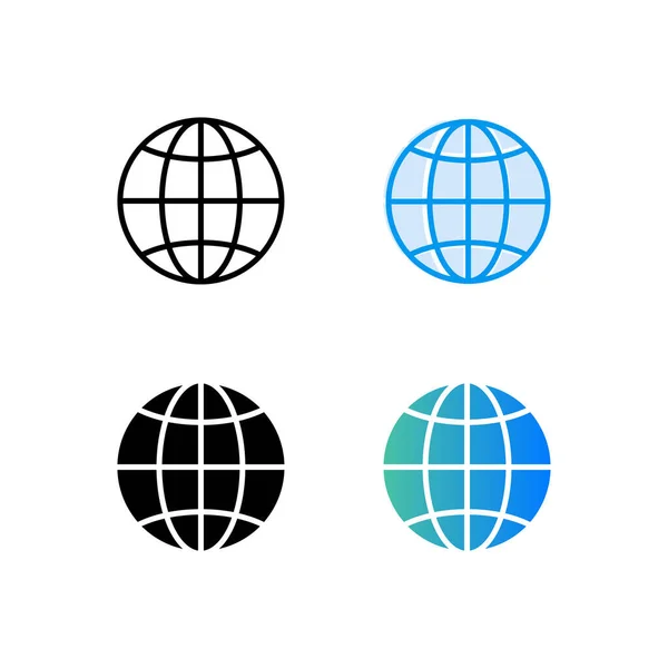 Aller Illustration Vectorielle Icône Symbole Web — Image vectorielle
