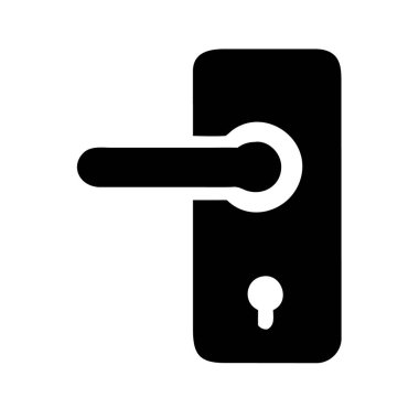 Ev geliştirme, onarım ve inşaatı temsil eden bir kapı kolu simgesi.