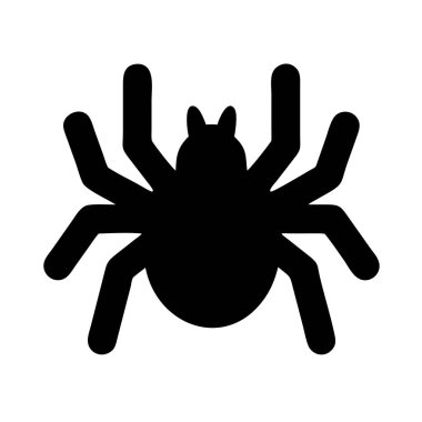 Katı bir örümcek sembolü, Cadılar Bayramı temaları için mükemmel..