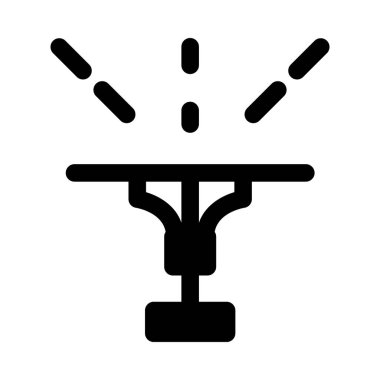 Sulama için bahçe fıskiyesini temsil eden simge.