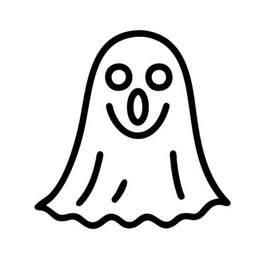 Klasik bir hayaletin ana simgesi, Cadılar Bayramı temaları için ideal.