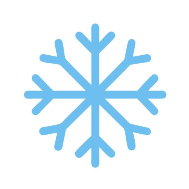 Mavi kar tanesinin simgesi, kışı ve soğuk havayı temsil ediyor..