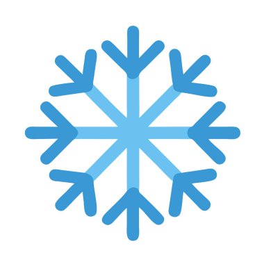 Karmaşık detaylara sahip bir kar tanesinin simgesi, kış temaları için ideal.