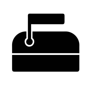 Posta kutusunun bayrağı olan simgesi, posta servislerini veya iletişimi simgeliyor.