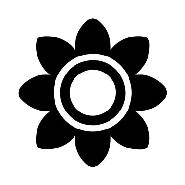 Bir ayçiçeğinin ikonu, doğayı ya da tarımı sembolize eder..