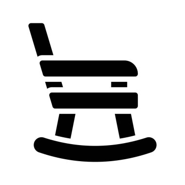 Çocuk bakımı için sallanan sandalye vektörü