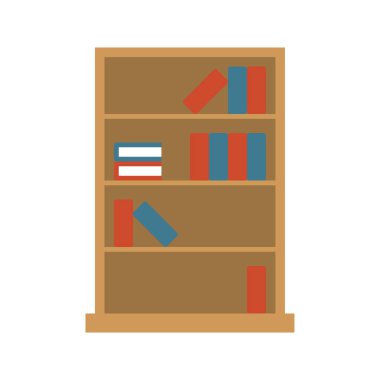 Dijital kitaplık uygulamaları için düz kitaplık vektörü