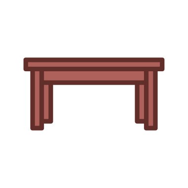 Zarif yemek için özet doldurulmuş masa vektörü