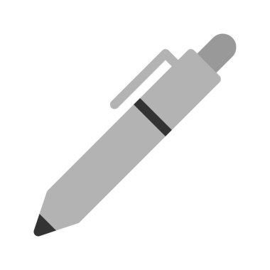 Kalem simgesi. Takım elbise yazma, eğitim veya not alma tasarımları.