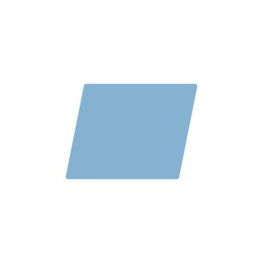 Canlı düz paralelkenar. Matematik veya geometrik tasarım projelerini tamamlar.