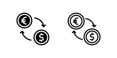 Döviz çiftleri ve ticaret platformları ve mali araçlar için FX pazar sembolleri içeren kapsamlı ön x ticaret simgeleri