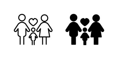 Sıcak aile toplanma ikonu seti sevgi, toplum ve birlikteliği temsil ediyor. İlişkiler, sosyal bağlantılar ve ev temaları için ideal.