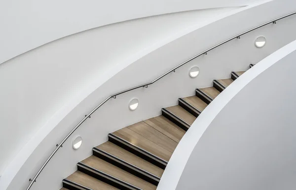 Escalier Moderne Dans Bâtiment Public — Photo