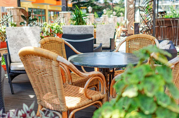 Terrasse Café Rue Restaurant — Photo