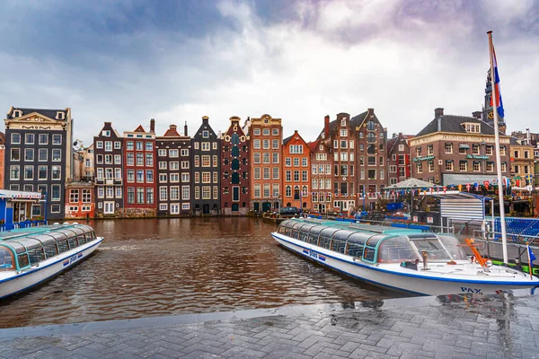 Amsterdam Netherlands September 2015 Rederij Plas Boat Company Based Amsterdam — Stock Photo, Image
