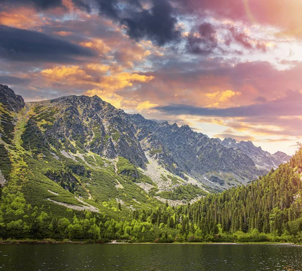 Rocky Mountains Der Hohen Tatra Slowakische Republik Europa — Stockfoto