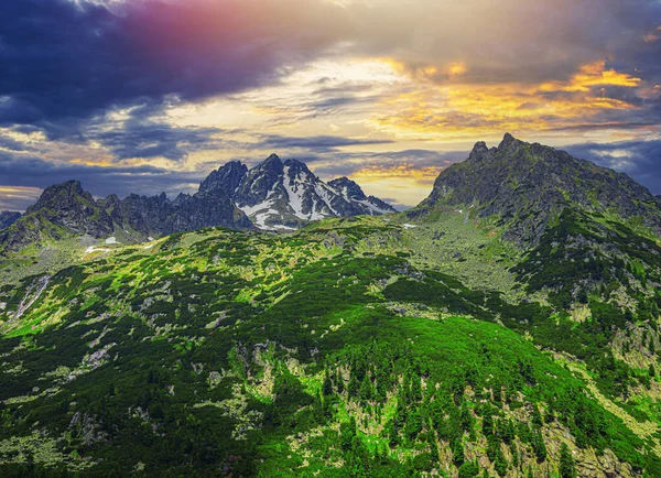 Skalnaté Hory Vysokých Tatrách Slovenská Republika Evropa — Stock fotografie