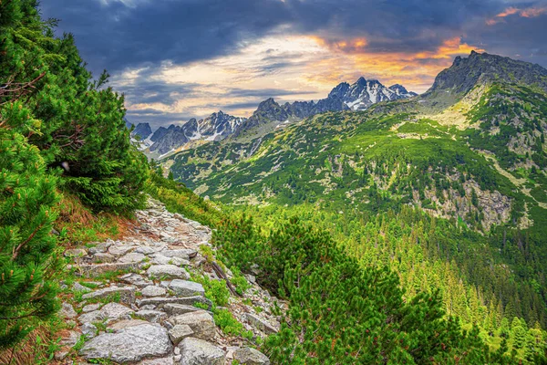 Rocky Mountains Der Hohen Tatra Slowakische Republik Europa — Stockfoto