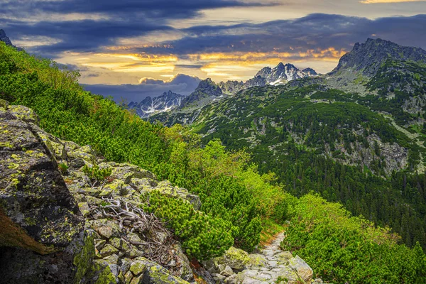 High Tatras Taki Rocky Dağları Slovakya Cumhuriyeti Avrupa — Stok fotoğraf